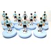 Subbuteo Andrew Table Soccer Argentina 1986 World Cup Winners National Team on Classic Hasbro Bases
